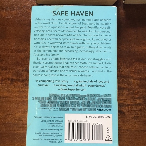 Nicholas sparks books x 4 dear John, the rescue books novel livre en anglais - Picture 2 of 6